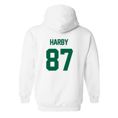 UAB - NCAA Football : Connor Harby - White Classic Hooded Sweatshirt