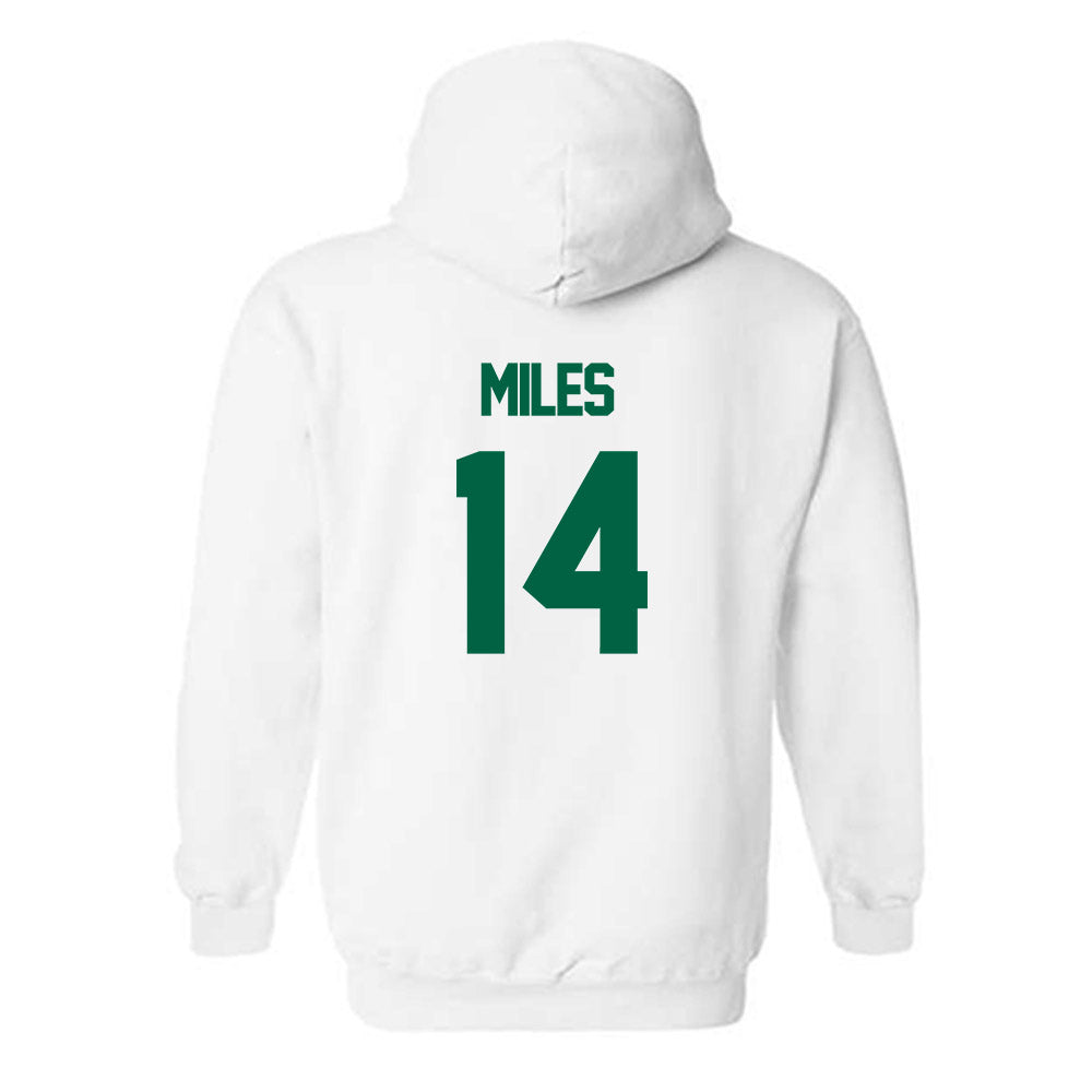 UAB - NCAA Football : Trey Miles - White Classic Hooded Sweatshirt