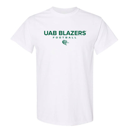 UAB - NCAA Football : Everett Roussaw Jr - White Classic Short Sleeve T-Shirt