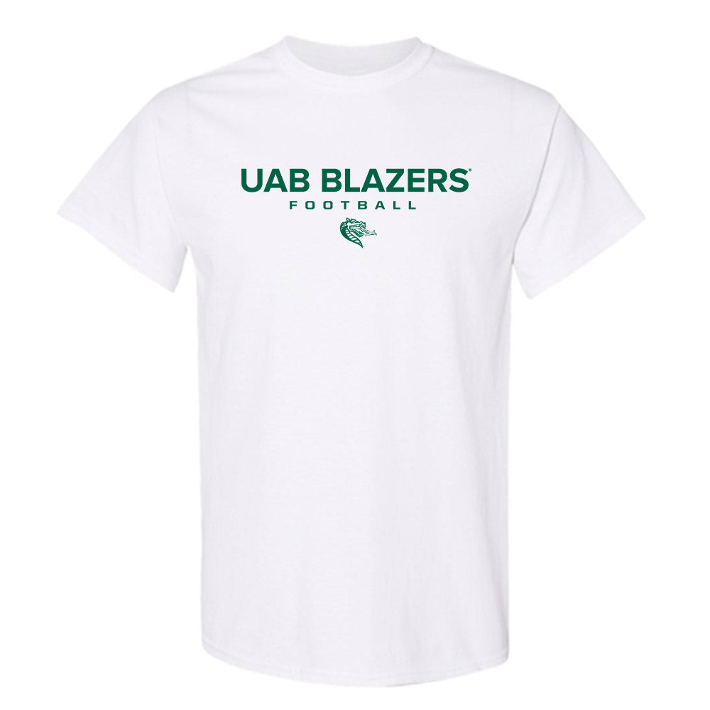 UAB - NCAA Football : Jacob Zeno - White Classic Short Sleeve T-Shirt