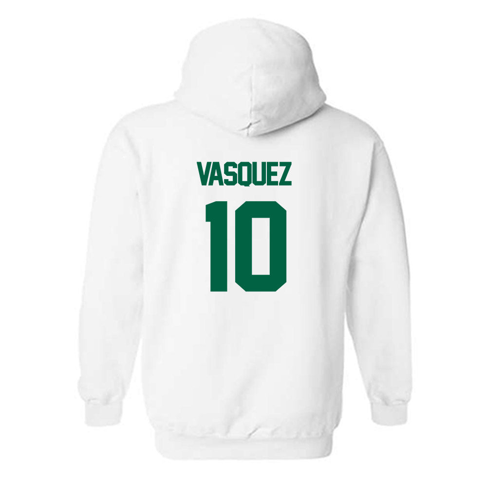 UAB - NCAA Men's Basketball : Alejandro Vasquez - White Classic Shersey Hooded Sweatshirt