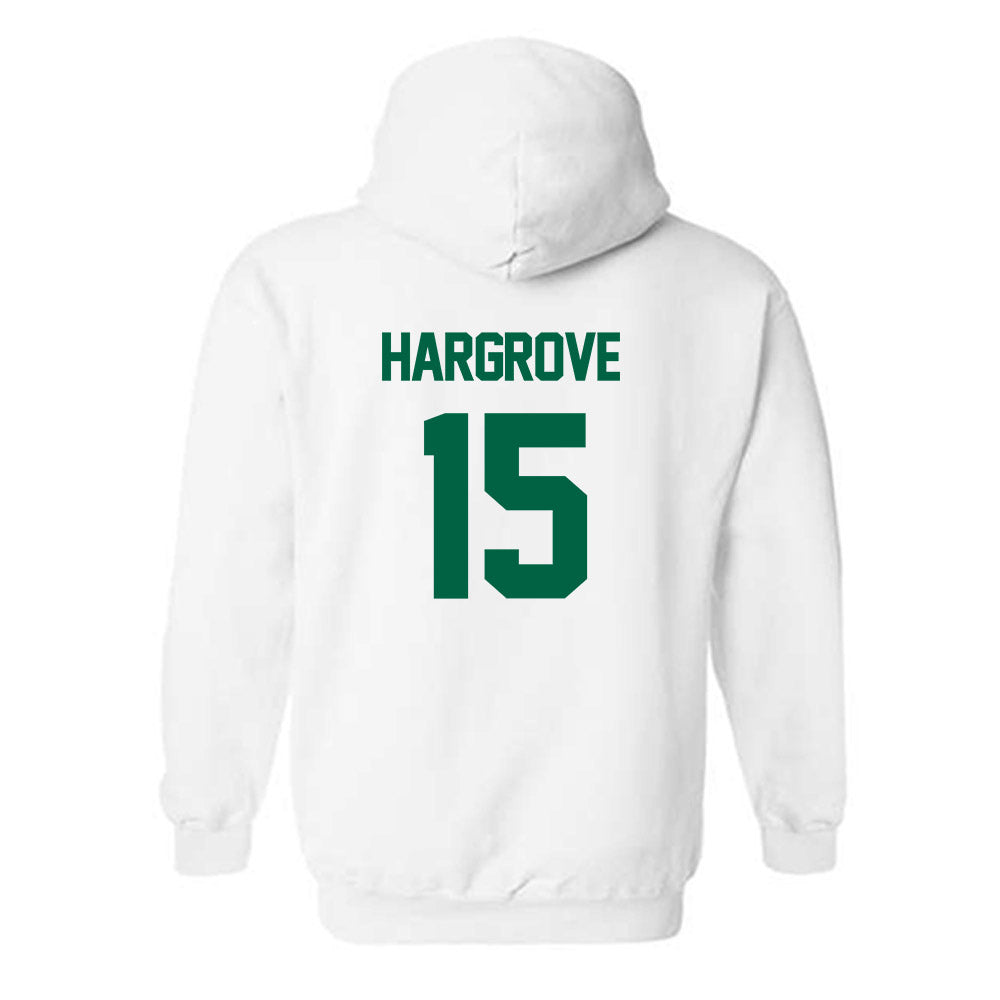 UAB - NCAA Men's Basketball : Marquis Hargrove - White Classic Shersey Hooded Sweatshirt