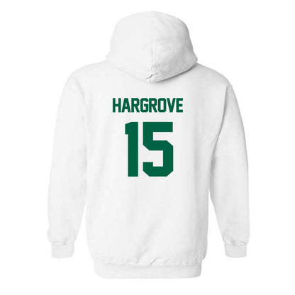 UAB - NCAA Men's Basketball : Marquis Hargrove - White Classic Shersey Hooded Sweatshirt