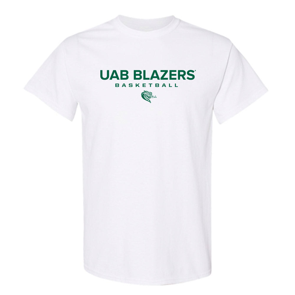 UAB - NCAA Men's Basketball : Yaxel Lendeborg - White Classic Shersey Short Sleeve T-Shirt