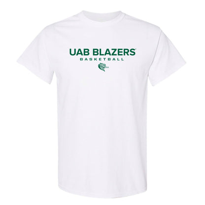 UAB - NCAA Men's Basketball : Yaxel Lendeborg - White Classic Shersey Short Sleeve T-Shirt