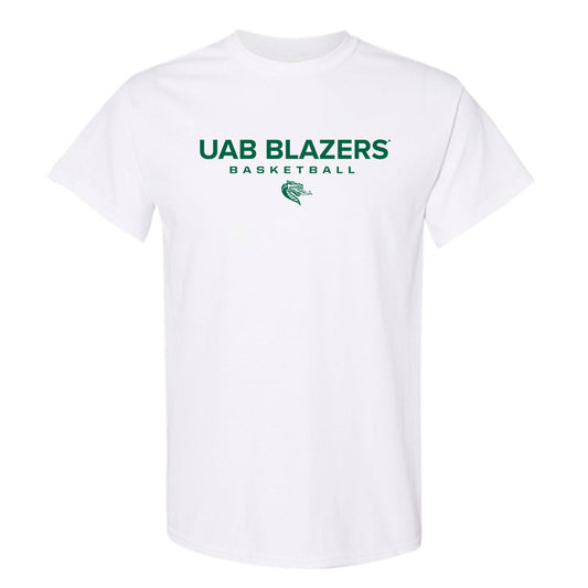 UAB - NCAA Men's Basketball : Yaxel Lendeborg - White Classic Shersey Short Sleeve T-Shirt