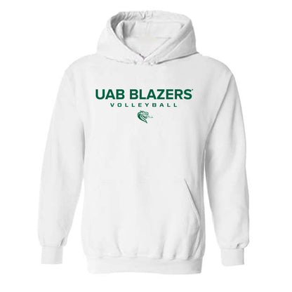 UAB - NCAA Women's Volleyball : Delaney Bowser - Hooded Sweatshirt Classic Shersey