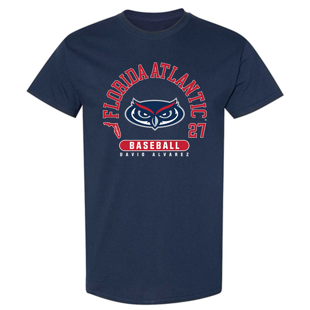 FAU - NCAA Baseball : David Alvarez - T-Shirt Classic Fashion Shersey