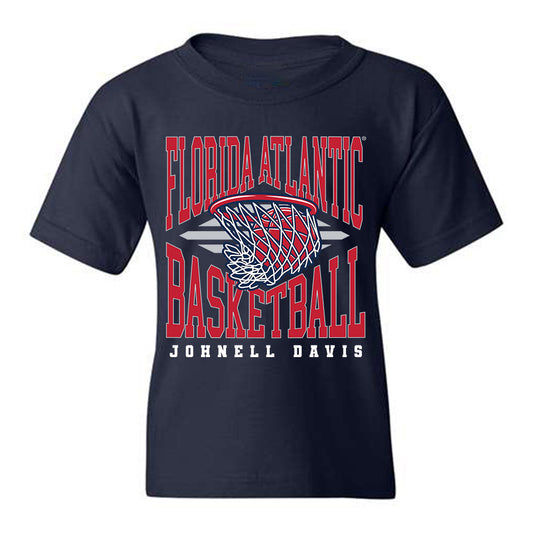 FAU - NCAA Men's Basketball : Johnell Davis - Youth T-Shirt Classic Fashion Shersey