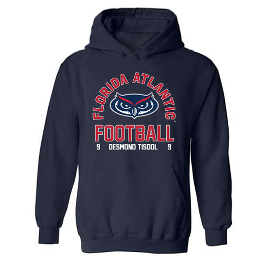 FAU - NCAA Football : Desmond Tisdol - Hooded Sweatshirt Classic Fashion Shersey