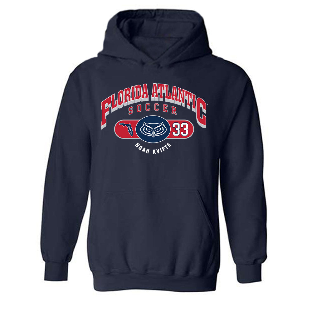 FAU - NCAA Men's Soccer : Noah Kvifte - Hooded Sweatshirt Classic Fashion Shersey