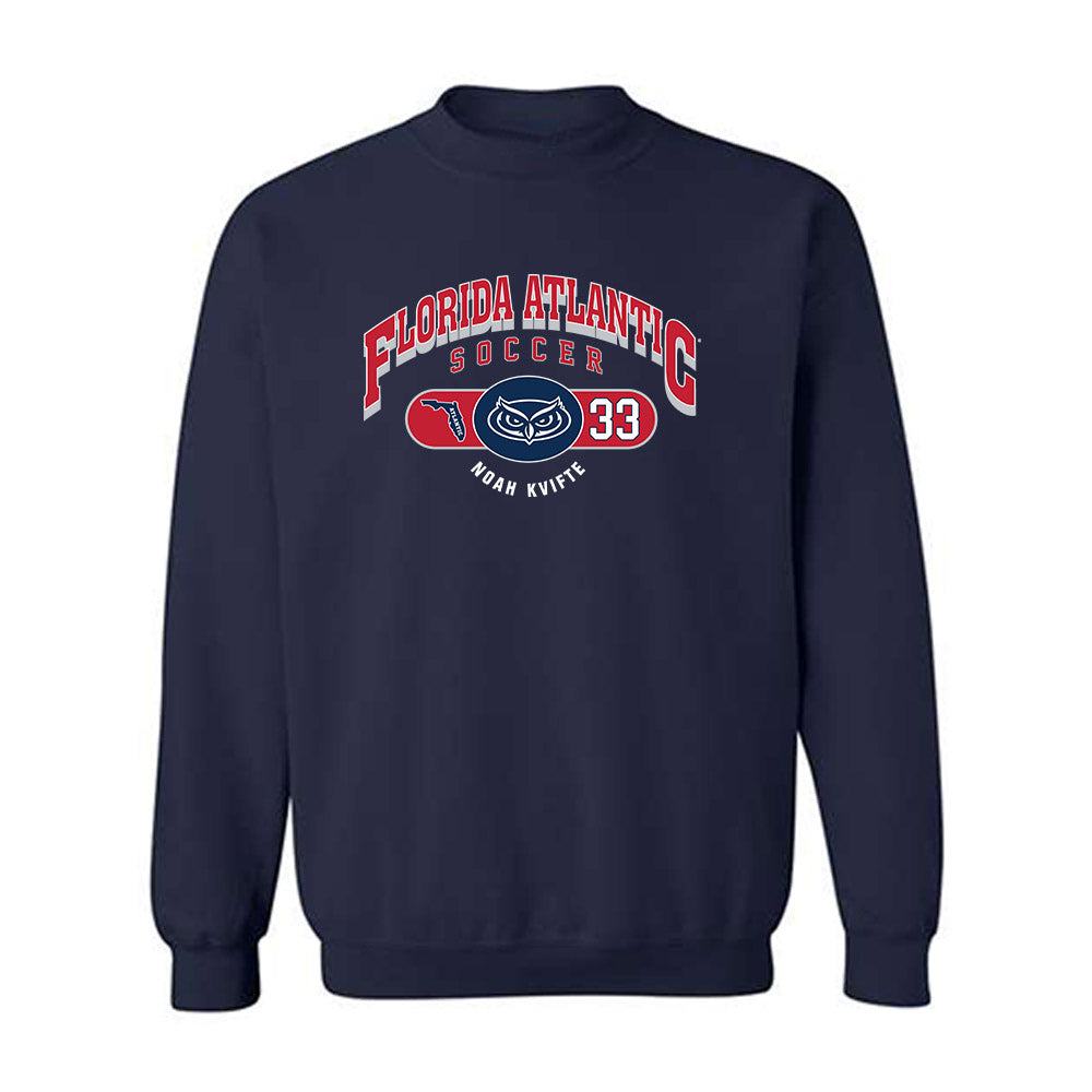 FAU - NCAA Men's Soccer : Noah Kvifte - Crewneck Sweatshirt Classic Fashion Shersey