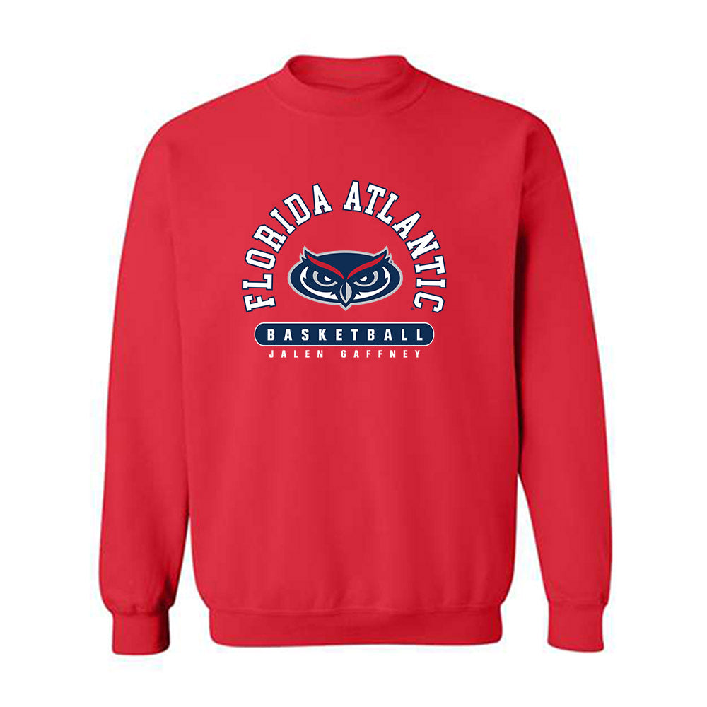 FAU - NCAA Men's Basketball : Jalen Gaffney - Crewneck Sweatshirt Classic Fashion Shersey