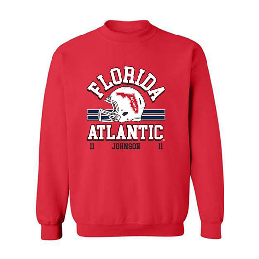 FAU - NCAA Football : Marlyn Johnson - Crewneck Sweatshirt Classic Fashion Shersey