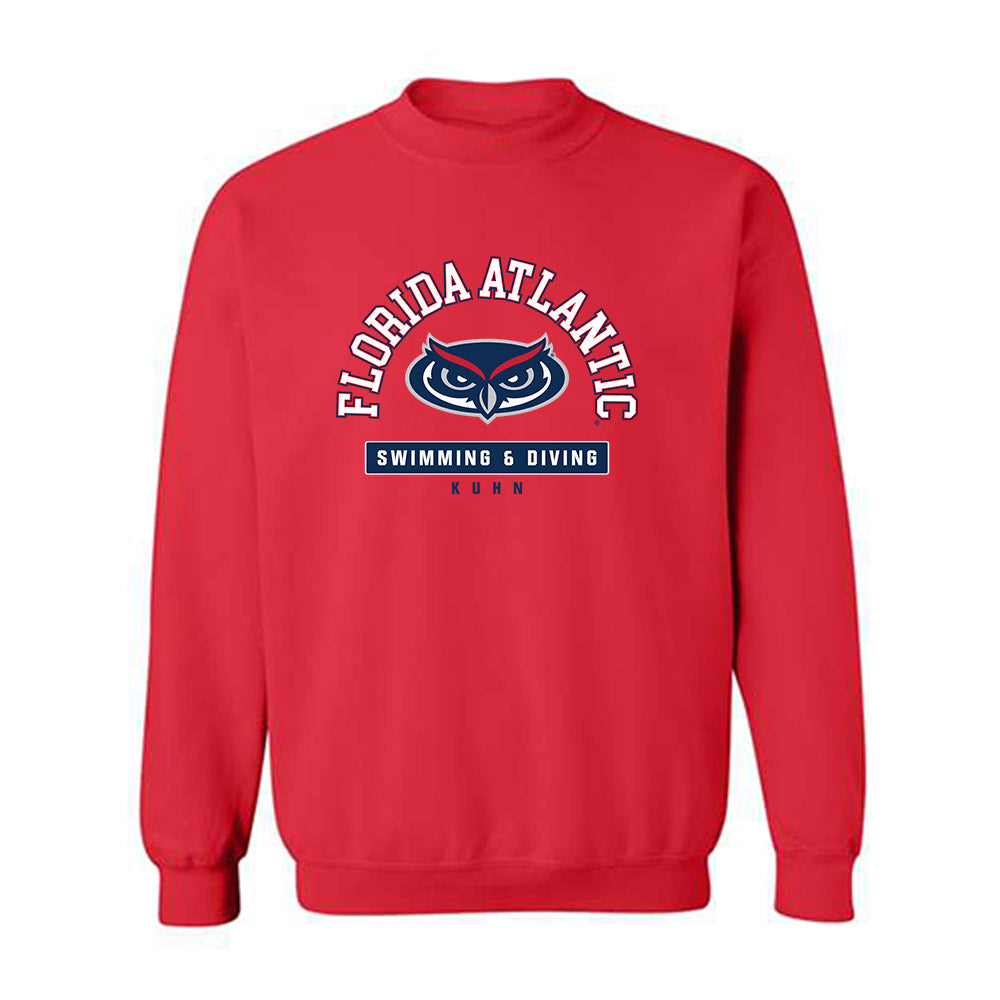 FAU - NCAA Men's Swimming & Diving : Trevor Kuhn - Crewneck Sweatshirt Classic Fashion Shersey