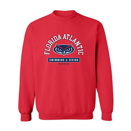 FAU - NCAA Men's Swimming & Diving : Trevor Kuhn - Crewneck Sweatshirt Classic Fashion Shersey