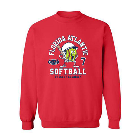 FAU - NCAA Softball : Presley Leebrick - Crewneck Sweatshirt Classic Fashion Shersey