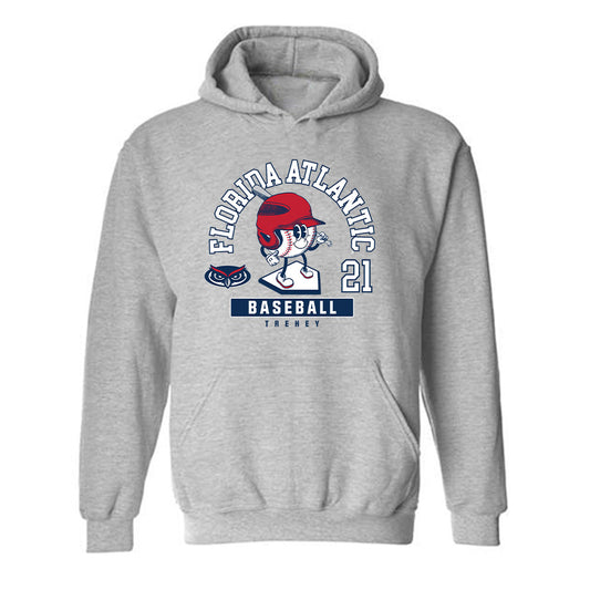 FAU - NCAA Baseball : Danny Trehey - Hooded Sweatshirt Fashion Shersey