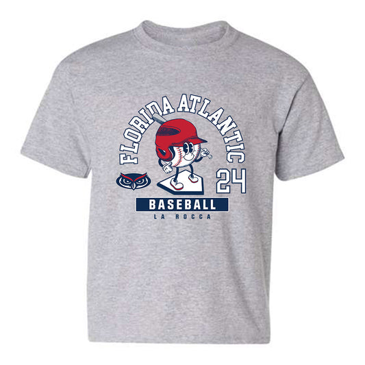 FAU - NCAA Baseball : Mike La Rocca - Youth T-Shirt Fashion Shersey