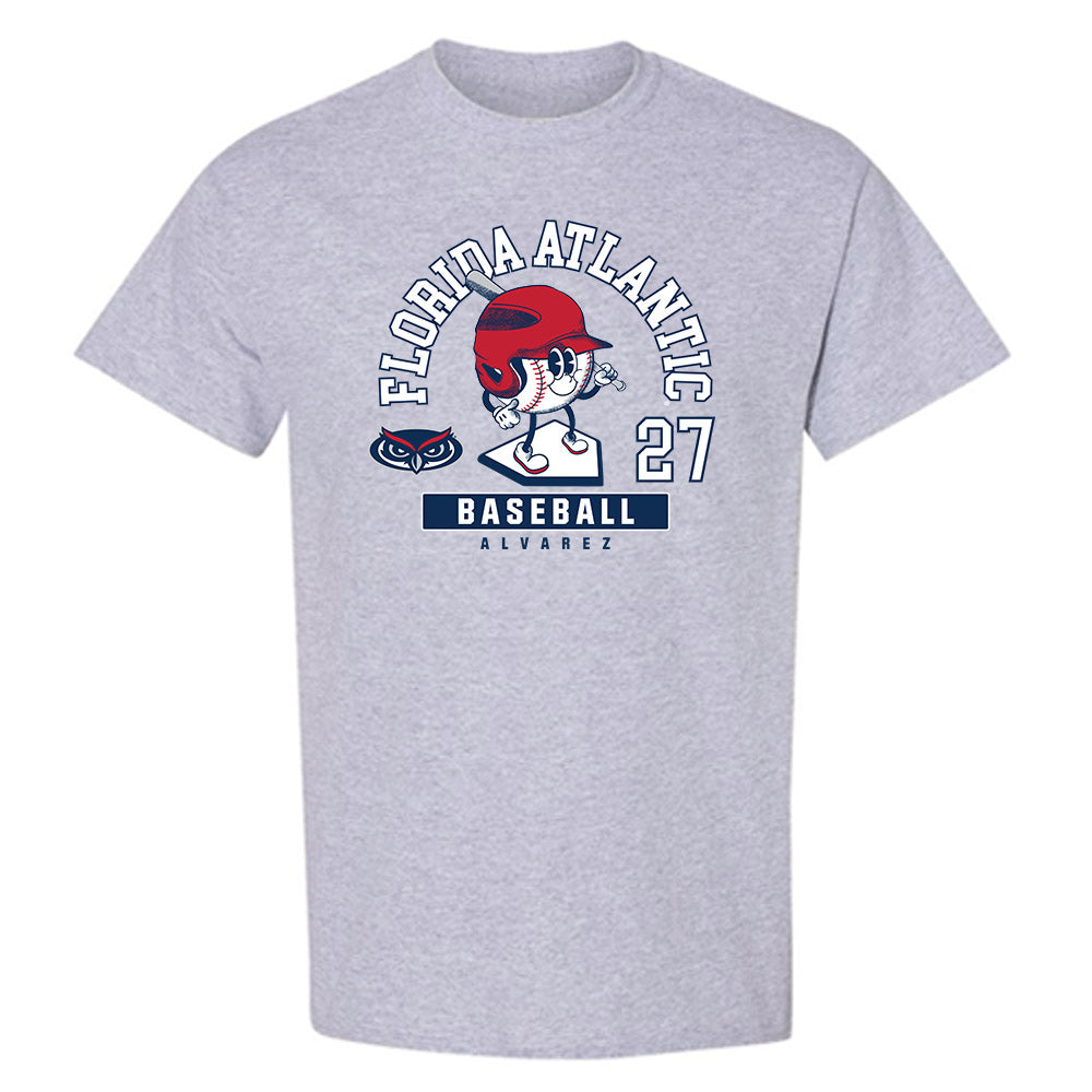 FAU - NCAA Baseball : David Alvarez - T-Shirt Fashion Shersey