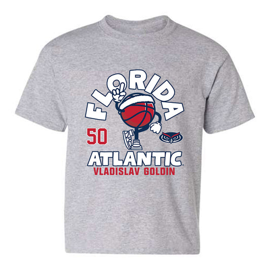 FAU - NCAA Men's Basketball : Vladislav Goldin - Youth T-Shirt Fashion Shersey