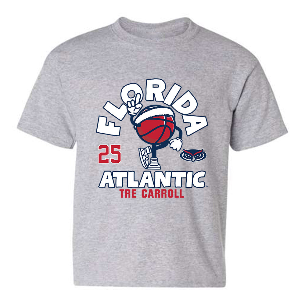 FAU - NCAA Men's Basketball : Tre Carroll - Youth T-Shirt Fashion Shersey