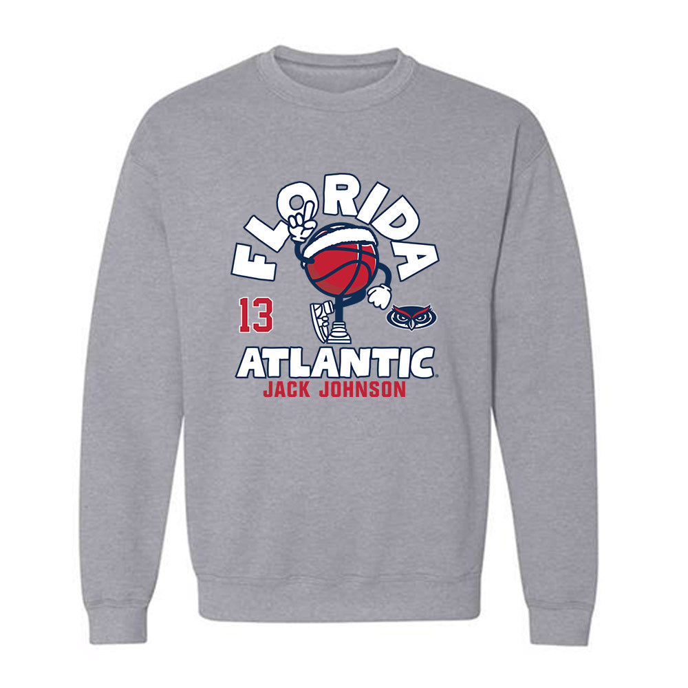 FAU - NCAA Men's Basketball : Jack Johnson - Crewneck Sweatshirt Fashion Shersey