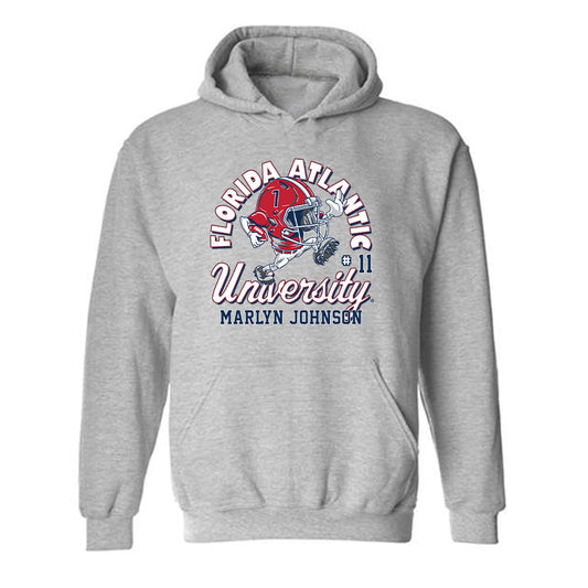 FAU - NCAA Football : Marlyn Johnson - Hooded Sweatshirt Fashion Shersey