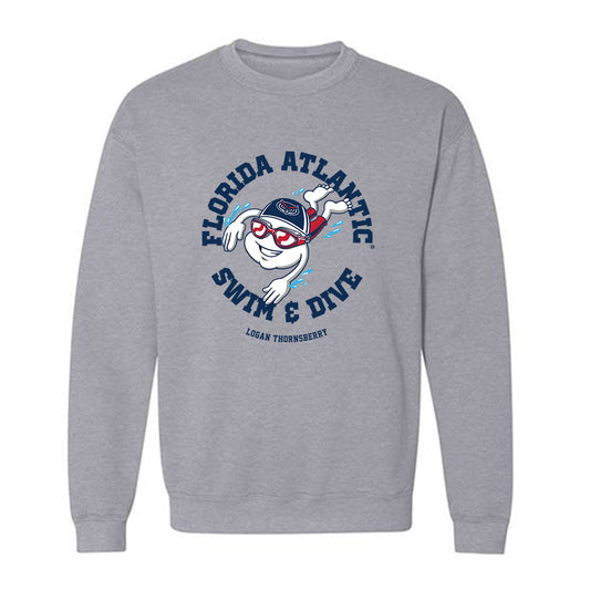 FAU - NCAA Men's Swimming & Diving : Logan Thornsberry - Crewneck Sweatshirt Fashion Shersey