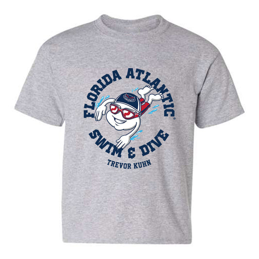 FAU - NCAA Men's Swimming & Diving : Trevor Kuhn - Youth T-Shirt Fashion Shersey