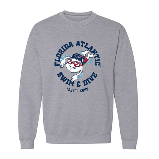 FAU - NCAA Men's Swimming & Diving : Trevor Kuhn - Crewneck Sweatshirt Fashion Shersey