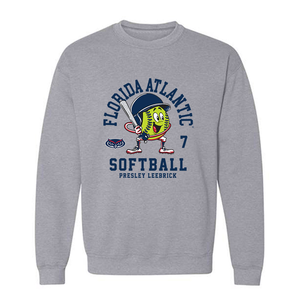 FAU - NCAA Softball : Presley Leebrick - Crewneck Sweatshirt Fashion Shersey