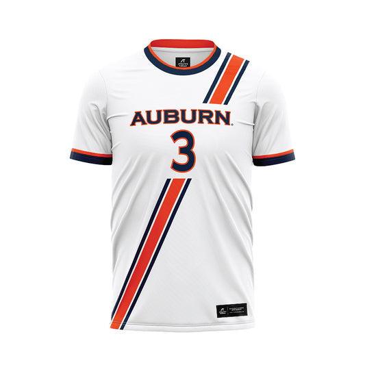 Auburn - NCAA Women's Soccer : Helene Tyburczy - White Jersey