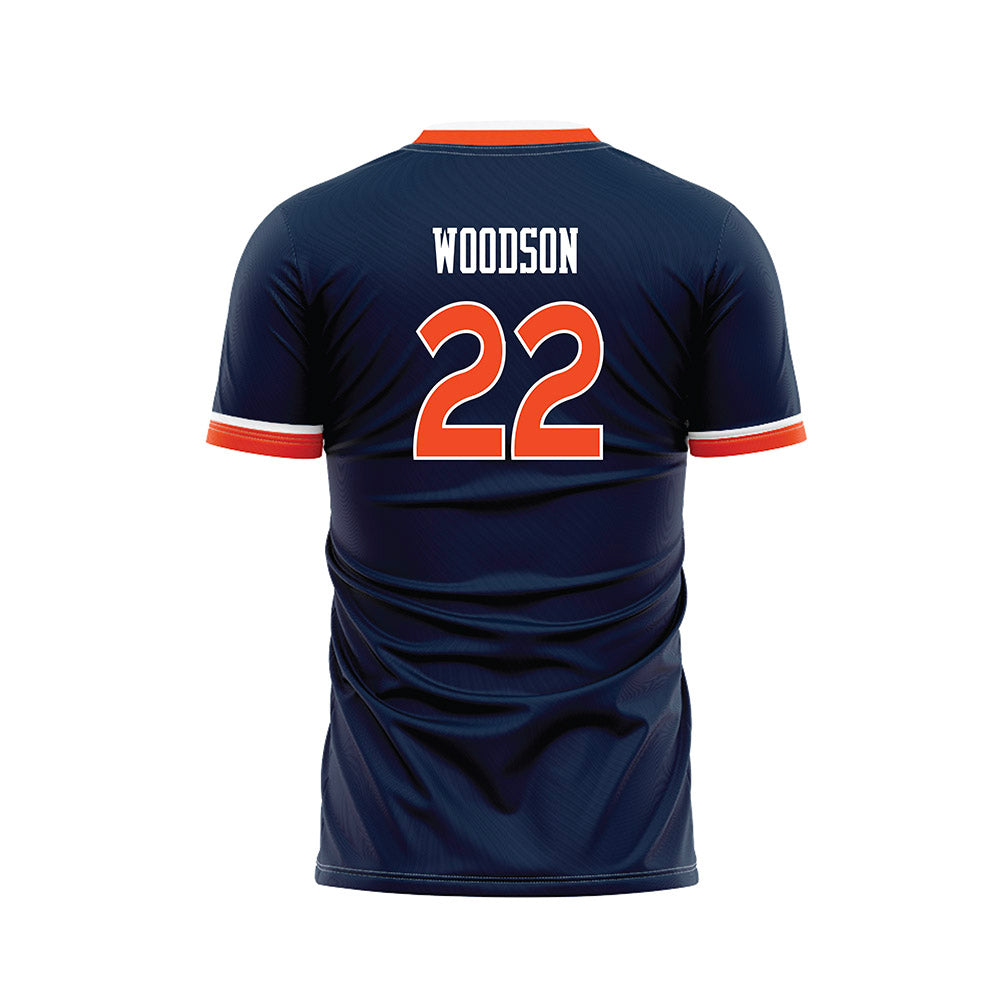 Auburn - NCAA Women's Soccer : Olivia Woodson - Navy Jersey