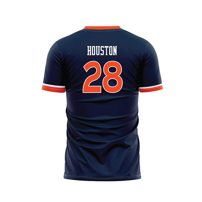 Auburn - NCAA Women's Soccer : Erin Houston - Navy Jersey