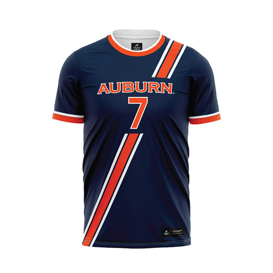 Auburn - NCAA Women's Soccer : Carly Thatcher - Navy Jersey