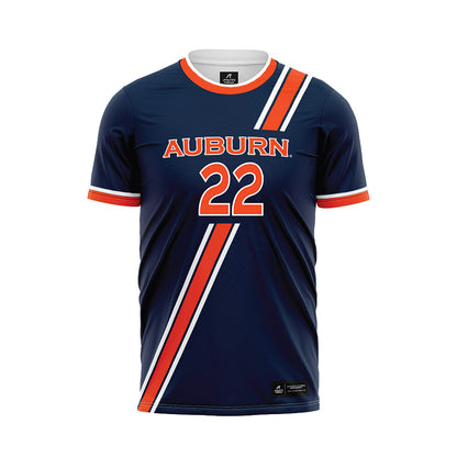 Auburn - NCAA Women's Soccer : Olivia Woodson - Navy Jersey
