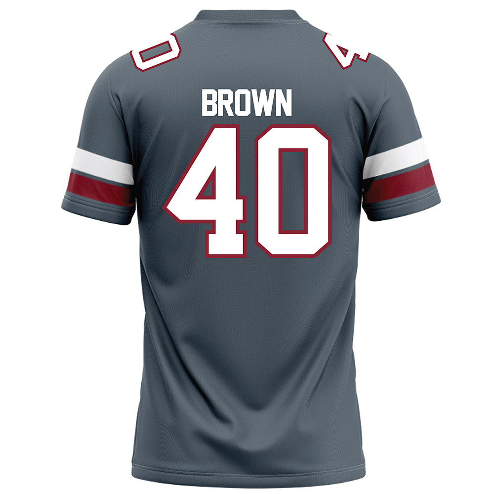 NCCU - NCAA Football : Matthew Brown - Grey Jersey