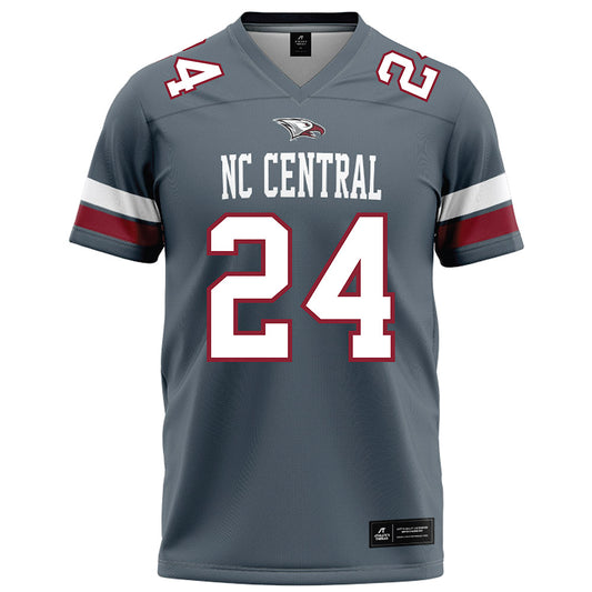 NCCU - NCAA Football : Romeo Stancil - Grey Jersey