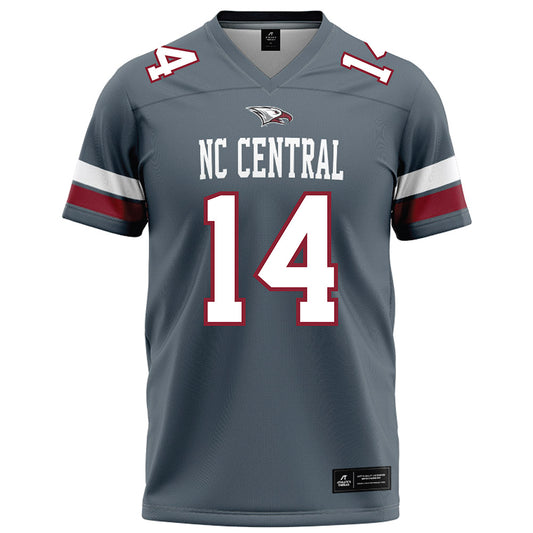 NCCU - NCAA Football : Arin Mannery - Grey Jersey