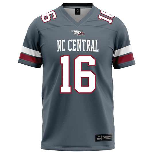 NCCU - NCAA Football : Makai McCall - Grey Jersey