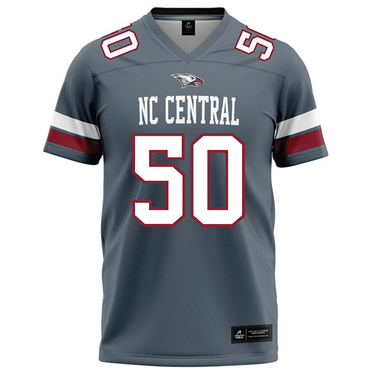 NCCU - NCAA Football : Thomas Johnson - Grey Jersey