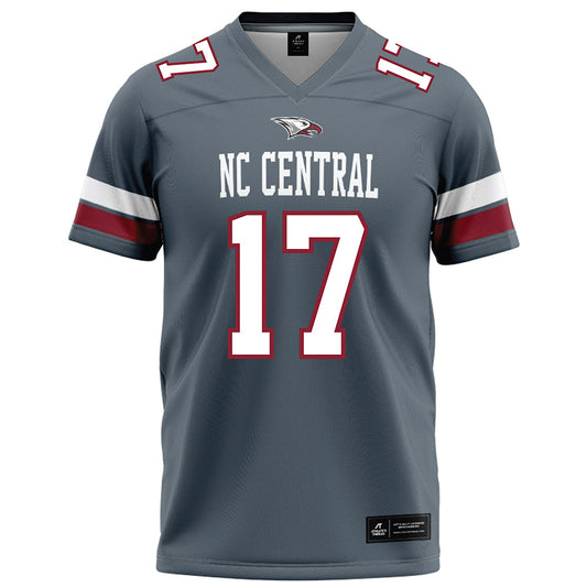 NCCU - NCAA Football : Donovan Cartwright - Grey Jersey