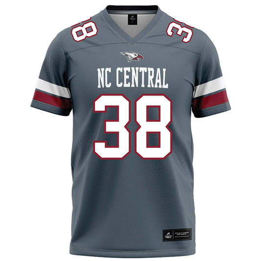 NCCU - NCAA Football : Jelani Vassell - Grey Jersey