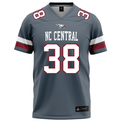 NCCU - NCAA Football : Jelani Vassell - Grey Jersey