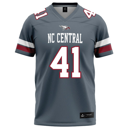 NCCU - NCAA Football : Isaiah Lawson - Grey Jersey