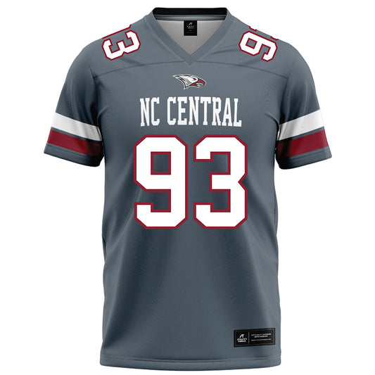 NCCU - NCAA Football : Kenneth Royster - Grey Jersey