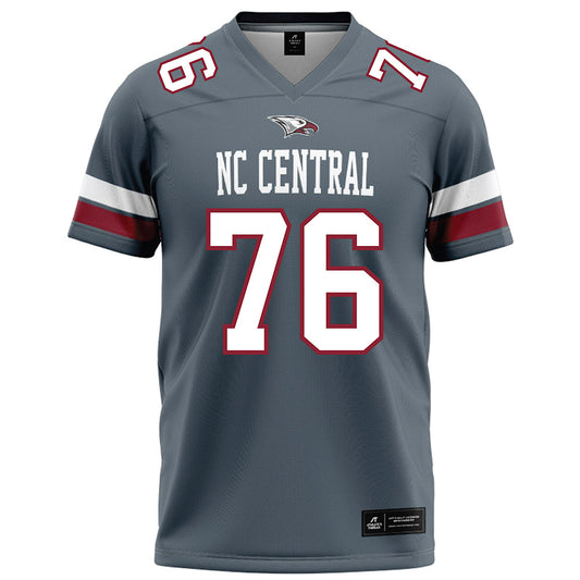 NCCU - NCAA Football : Torricelli Simpkins III - Grey Jersey
