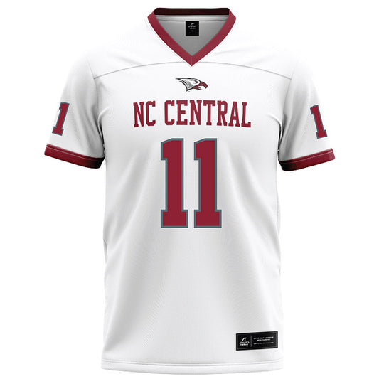 NCCU - NCAA Football : Davius Richard - White Jersey