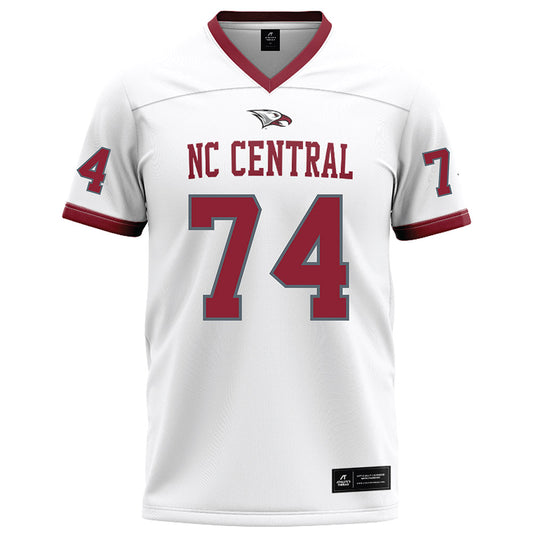 NCCU - NCAA Football : Andrew Nickens - White Jersey